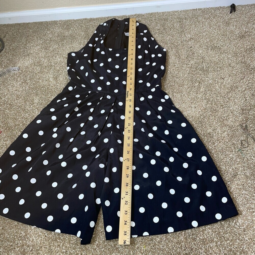 Vintage Petite Sophisticate romper polka dot one piece pockets jumpsuit SZ 4 - Picture 12 of 12